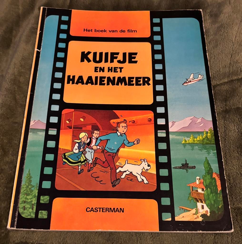 De avonturen van Kuifje strip 1973: Kuifje en het Haaienmeer, Eén stripboek, Ophalen of Verzenden, Gelezen