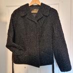 Bontjas sixties vintage, Ophalen, Zo goed als nieuw, Zwart