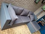 Loungeset met losse hocker ook als tafel te gebruiken evt. m, Ophalen, Zo goed als nieuw, Wicker, Hocker
