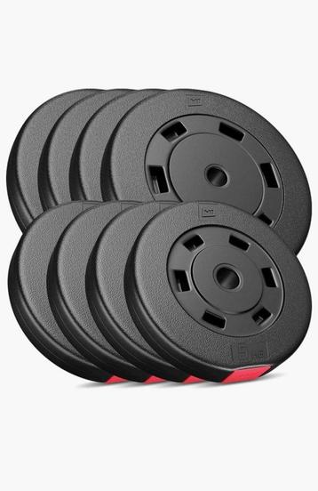Hop-Sport 60 kg Halterschijven Set (ongebruikt) beschikbaar voor biedingen