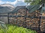 Haardhout in IBC-containers, Tuin en Terras, Haardhout, 3 tot 6 m³, Ophalen of Verzenden, Overige houtsoorten, Blokken