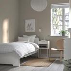 bed van IKEA Askvoll incl. Luroy lattenbodem, Huis en Inrichting, Ophalen, 90 cm, Eenpersoons, Wit