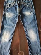 ZGAN REPLAY BLUE JEANS REGULAR STRAIGHT DESTROY SIZE 33/32!!, Ophalen of Verzenden, Zo goed als nieuw, Blauw, W33 - W34 (confectie 48/50)