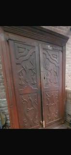 Oude bedstee deuren, Antiek en Kunst, Ophalen of Verzenden