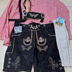 Lederhose 52 Tiroler overhemd kousen oktoberfeest, Ophalen, Zo goed als nieuw, Maat 52/54 (L)