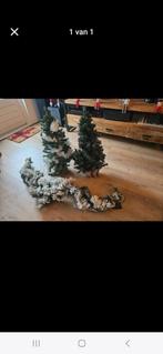 2 kunstkerstboom 60 cm en 1 guirlande, Diversen, Kerst, Ophalen, Gebruikt