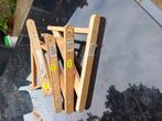 beuken houten planken dragers, Doe-het-zelf en Verbouw, Hout en Planken, Gebruikt, Minder dan 25 mm, Ophalen of Verzenden, Plank