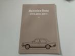 Folder Mercedes-Benz W123 1982 (200D, 240D, 300D), Boeken, Ophalen of Verzenden, Zo goed als nieuw, Mercedes