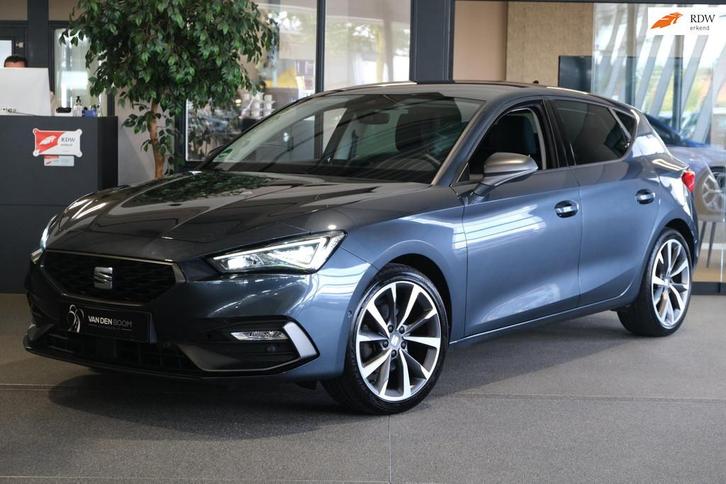 Seat Leon 1.5 eTSI FR DSG 150PK Led Navi Cam Virtual ACC, Auto's, Seat, Bedrijf, Te koop, Leon, ABS, Achteruitrijcamera, Adaptive Cruise Control