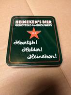 Heineken bierviltjes in blik Z. G. A. N.., Verzamelen, Viltje(s), Heineken, Ophalen of Verzenden, Zo goed als nieuw