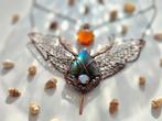 Dream Current, handgemaakte koperen wire wrap ketting, Ophalen of Verzenden, Nieuw, Overige materialen, Met edelsteen