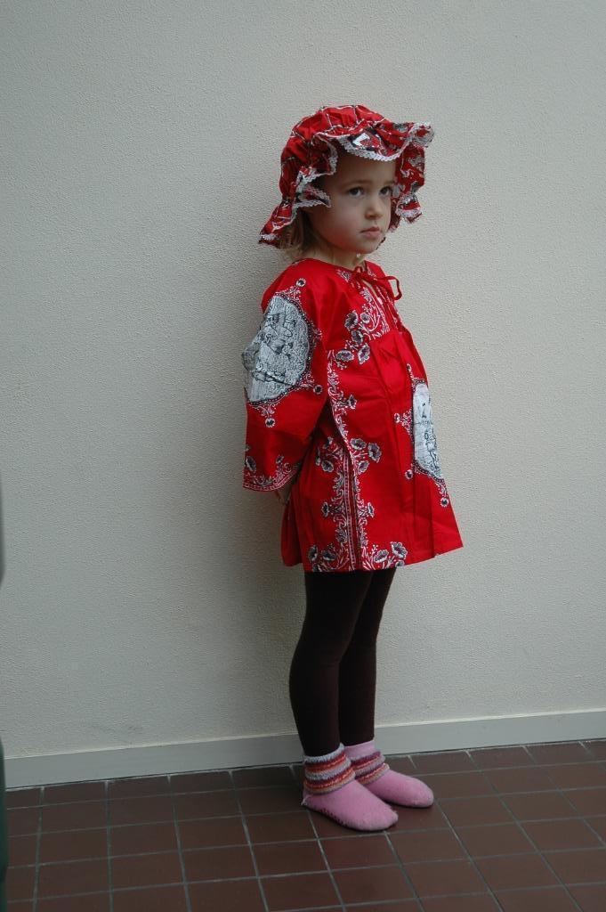 boerenzakdoek kleding, Kinderen en Baby's, Carnavalskleding en Verkleedspullen, Nieuw, Meisje, 122 t/m 128, Ophalen of Verzenden