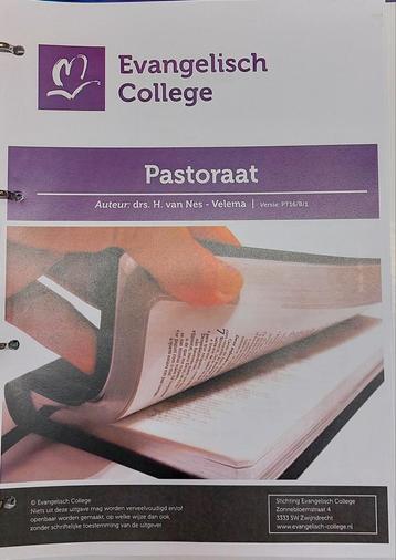 Pastoraat - Evangelisch College beschikbaar voor biedingen