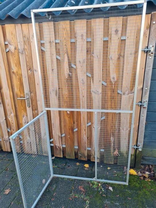 Aluminium voliere 2 x 2 x 2 meter, Dieren en Toebehoren, Vogels | Hokken en Kooien, Gebruikt, Volière, Aluminium, Ophalen
