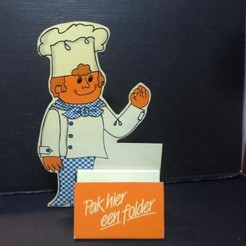 Vintage / retro folderhouder (slagerijen) beschikbaar voor biedingen