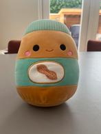 Squishmallows pindakaaspot 25 cm, Ophalen of Verzenden, Zo goed als nieuw