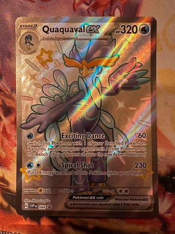 Pokemon Kaart Quaquavel EX 084 Black Star Promo 