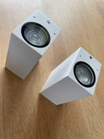 2x  wandlamp - Up Down Lighters - wit - LED, Ophalen, Metaal of Aluminium, Zo goed als nieuw, Led