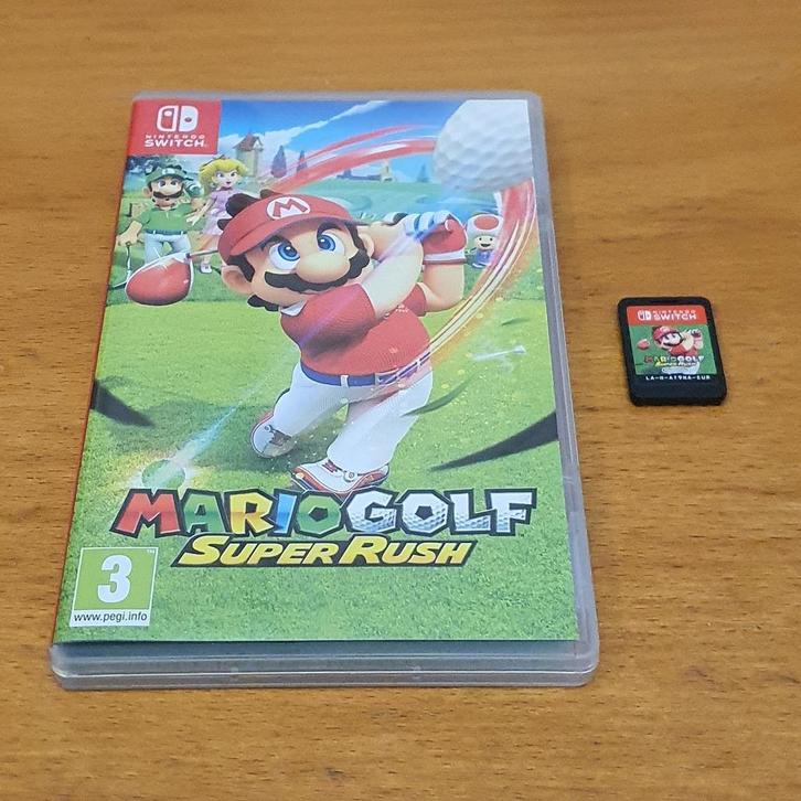 SWITCH | Mario GOLF Super Rush, Spelcomputers en Games, Games | Nintendo Switch, Gebruikt, Sport, 3 spelers of meer, Vanaf 3 jaar