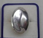 Zilveren royale modernist ring Monet maat 18 nr.1095, 18 tot 19, Verzenden, Zo goed als nieuw, Dame