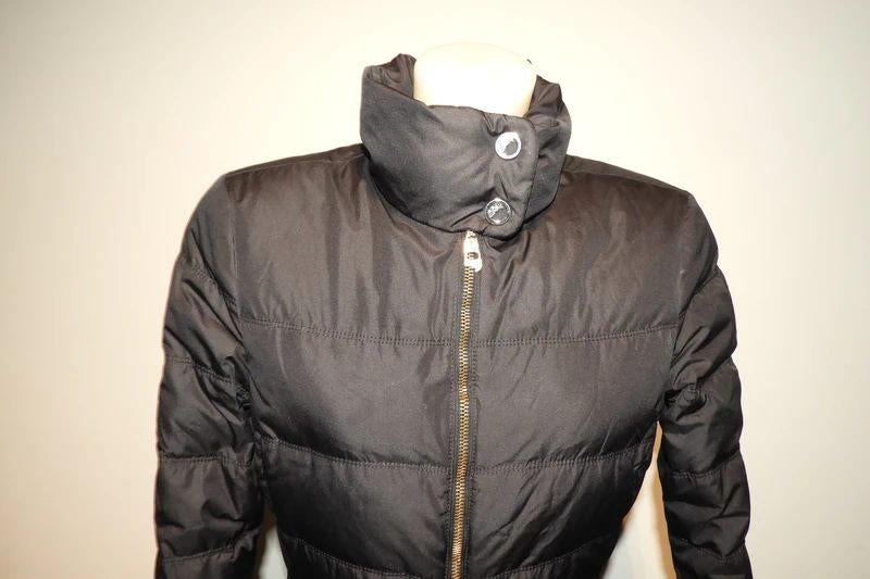 Versace Collection zwarte dons jas meduse hardware goud I42, Verzenden, Zwart, Versace, Maat 36 (S)