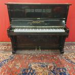 Gereviseerde zwarte Grotrian Steinweg piano, Gebruikt, Piano, Zwart, Ophalen