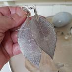 Dipped Oorbellen Filigraan Blaadjes. Zilver 🍃🍃🍃, Overige materialen, Hangers, Verzenden, Nieuw
