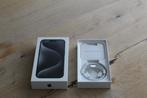 Apple iPhone 15 Pro - 128GB - Zwart Titanium | Compleet, Apple, Zwart, 88 %, Ophalen of Verzenden