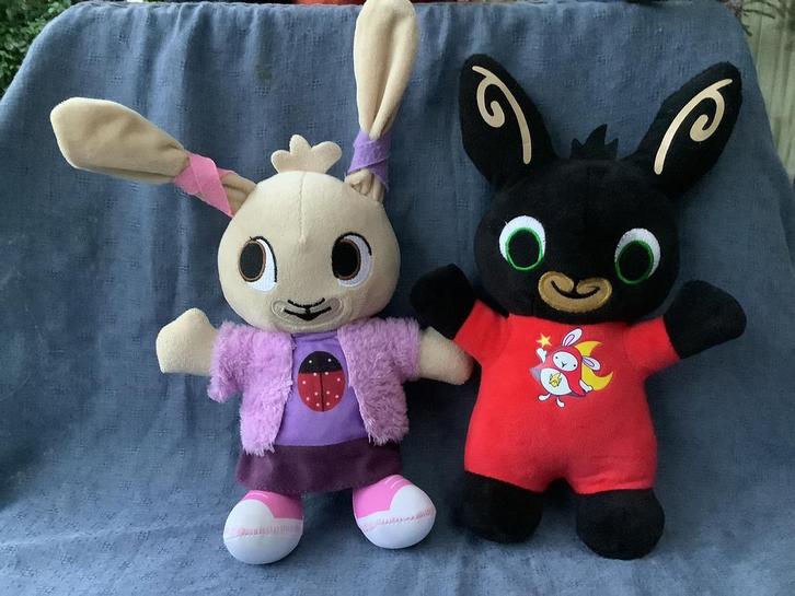 Bing en Coco knuffels tbv KIKA, Kinderen en Baby's, Speelgoed | Knuffels en Pluche, Zo goed als nieuw, Ophalen of Verzenden