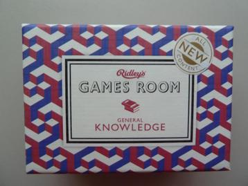 Ridley's Games Room General Knowledge beschikbaar voor biedingen