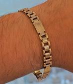Prachtige Rolex gouden 14k armband 7mm, Ophalen of Verzenden, Zo goed als nieuw, Goud