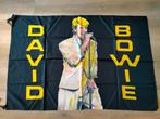 David Bowie artiest Britse zanger pop vintage logo vlag, Verzamelen, Muziek, Artiesten en Beroemdheden, Ophalen of Verzenden, Zo goed als nieuw