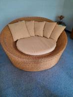 rieten bankje (loveseat), Huis en Inrichting, Ophalen, 125 tot 150 cm, Tweepersoons, Riet of Rotan