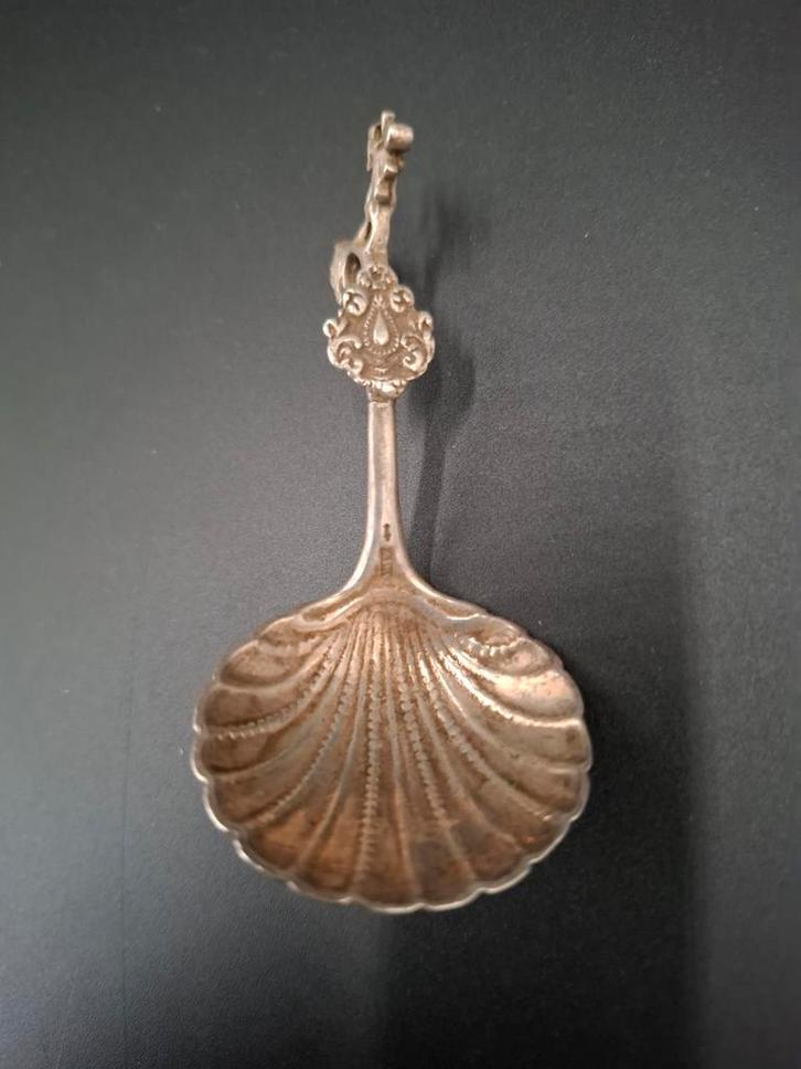 Antiek zilver lepeltje zeldzaam keurtje, Antiek en Kunst, Antiek | Goud en Zilver, Zilver, Ophalen of Verzenden