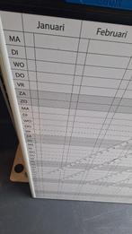Planbord / magneet bord plan bord planningsbord., Ophalen, ., Zo goed als nieuw, .
