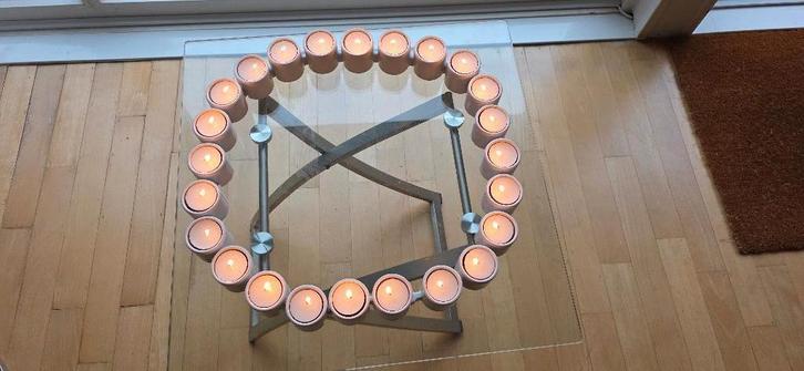 Twee sets waxinelichtjes IKEA Ehlén Johansson, Huis en Inrichting, Woonaccessoires | Kandelaars en Kaarsen, Zo goed als nieuw