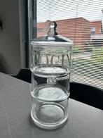 Riviera Maison glazen etagère, Huis en Inrichting, Woonaccessoires | Etagères, Ophalen, Zo goed als nieuw