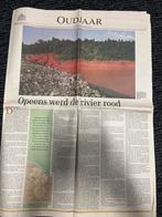 Oudjaarskrant 1995 - Rivier kleurt rood in Guyana, Verzenden, Gelezen, Krant