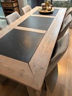 Eettafel en Dressoir, Huis en Inrichting, Tafels | Eettafels, Ophalen, Gebruikt, Teakhout, 50 tot 100 cm