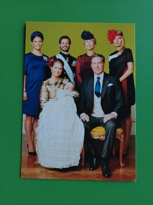 3.17. Koningshuis Zweden, Verzamelen, Koninklijk Huis en Royalty, Zo goed als nieuw, Kaart, Foto of Prent, Verzenden