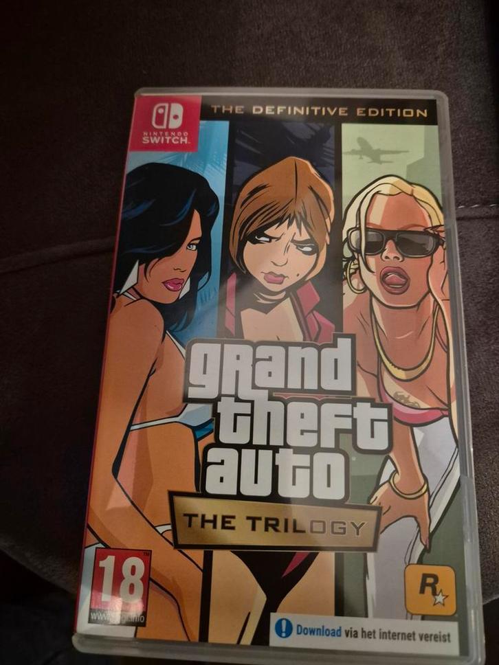 Grand Theft Auto: The Trilogy - Nintendo Switch, Spelcomputers en Games, Games | Nintendo Switch, Zo goed als nieuw, Avontuur en Actie