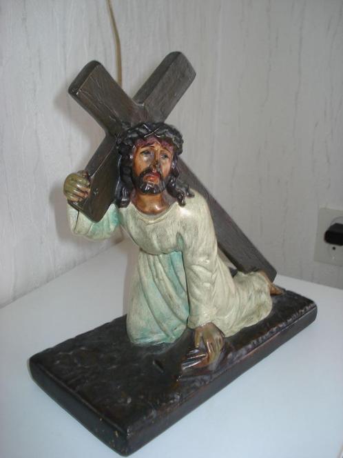 org oud Jesus beeld  Kruisdrager, Antiek en Kunst, Antiek | Religie, Ophalen of Verzenden