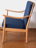 Scandinavische fauteuil, Huis en Inrichting, Fauteuils, Minder dan 75 cm, Gebruikt, Hout, 50 tot 75 cm