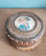 Antieke poederdoos met jongen afbeelding, Antiek en Kunst, Antiek | Overige Antiek, Ophalen of Verzenden