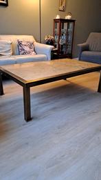 Salontafel natuursteen messing, Gebruikt, Minder dan 50 cm, Rechthoekig, 50 tot 100 cm