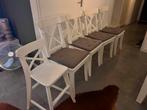 Ikea eettafel stoelen, Huis en Inrichting, Stoelen, Ophalen, Zo goed als nieuw, Wit