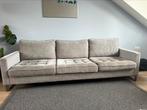 Grijze bank 240 cm x 90 cm, Huis en Inrichting, Banken | Bankstellen, Ophalen, Gebruikt, Driepersoons, 75 tot 100 cm