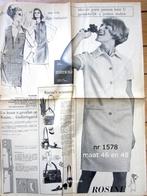 Prachtige vintage modepatronen van Mimosa, Overige merken, Overige typen, Verzenden, Vrouw