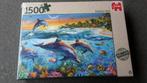 Jumbo Puzzel Dolphin Bay Dolfijnen 1500 stukjes NIEUW, Ophalen of Verzenden, 500 t/m 1500 stukjes, Nieuw, Legpuzzel
