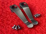 2x Spyderco titanium deep carry pocket clip + ti torx bouten, Ophalen of Verzenden, Overige soorten, Amerika, Mes of Dolk